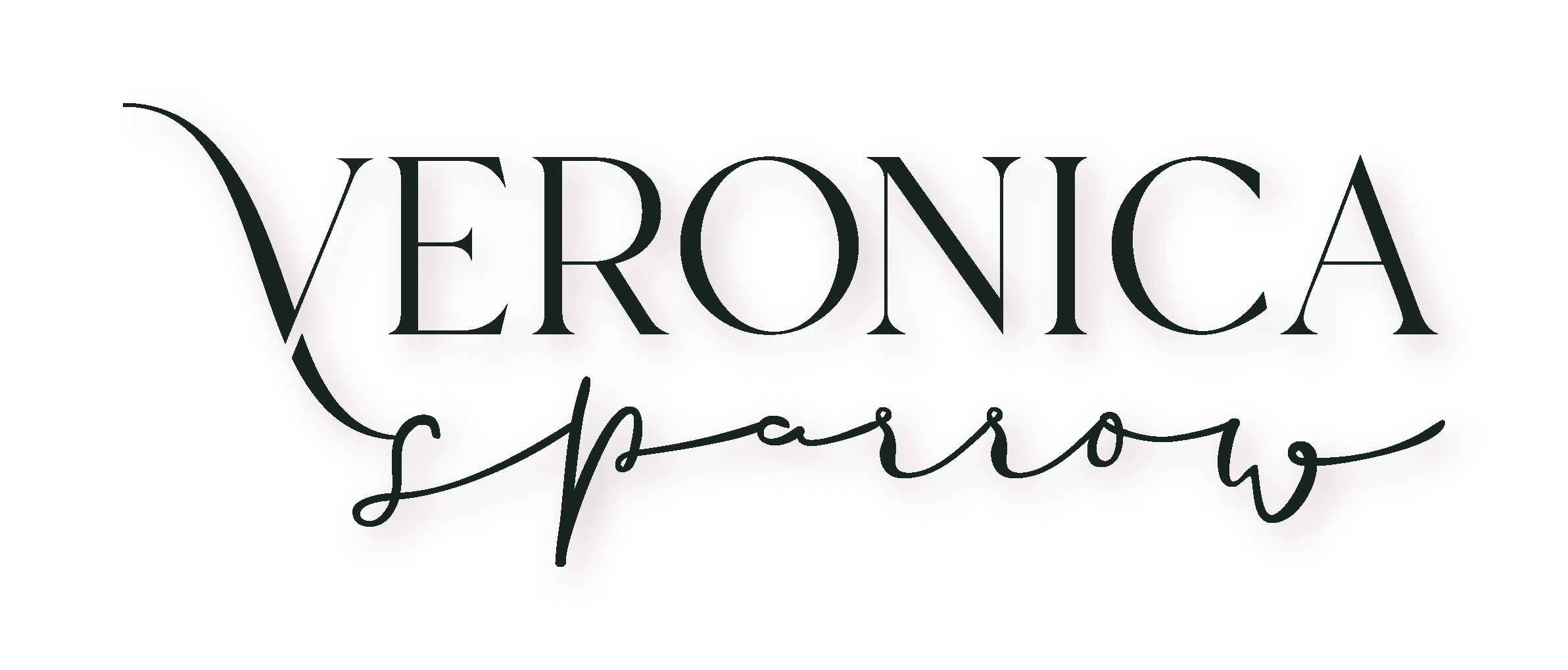 Veronica Sparrow - Wordmark Logo - Deep Green@5x